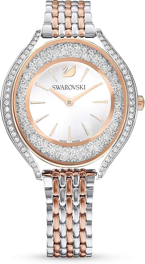 Swarovski Metal Analog Rose Gold Dial Unisex's Watch-5644075 on Amazon.ae - Price Tracker