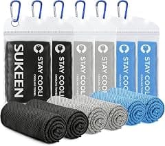 Sukeen Cooling Towel Instant Evaporative Cooling,Snap Cooling Towel for Sports,Yoga,Golf,Gym,Neck,Workout and More(40”x 12”) - Amazon.ae Price Tracker