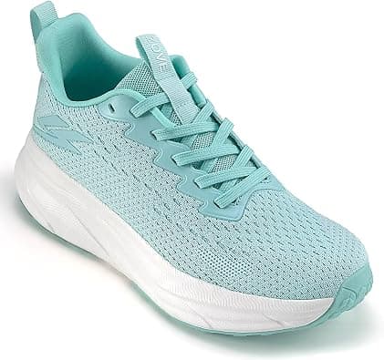 ZOVE Womens Walking Shoes Cushioning Non-Slip Breathable Running Sneakers Tennis Comfortable Athletic Gym Workout Casual Shoes Lightweight Sports Cross Training Fashion Sneakers - Best Deal Finder