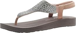 Skechers Meditation - Rock Crown womens Flat Sandal - Best Deal Finder