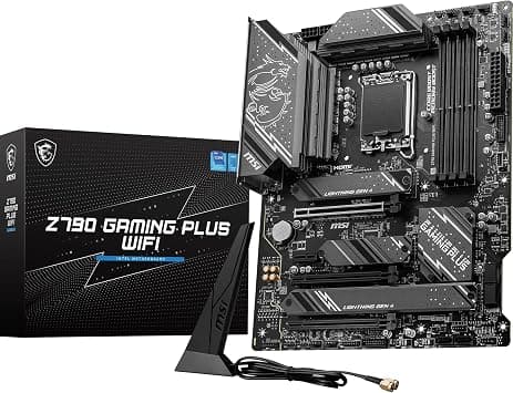 MSI Z790 GAMING PLUS WIFI Motherboard, ATX - Supports Intel 14th, 13th & 12th Gen Core Processors, LGA 1700 - DDR5 Memory Boost 7200+MHz/OC, 1 x PCIe 5.0 x16, 4 x M.2 Gen4, 2.5G LAN, Wi-Fi 6E على Amazon.ae - متتبع الأسعار