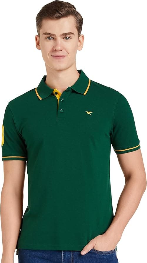 Deniklo Men's Solid Regular fit Polo Shirt on Amazon.ae - Price Tracker