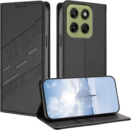 Folio Leather Case for Motorola Moto G77 5G on Amazon.ae - Price Tracker