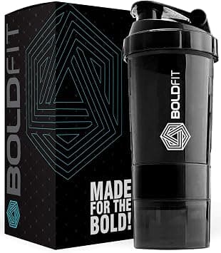 Boldfit Spider gym shaker bottle shakers for a protein shake with 2 Storage Compartment على Amazon.ae - متتبع الأسعار