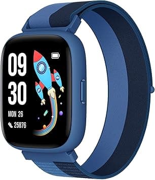 BIGGERFIVE Smart Watch for Kids, 1.8" Fitness Tracker Watch Pedometer, Heart Rate, IP68 Waterproof, Sleep Monitor, Calorie Step Counter, Puzzle Games with/Without APP for Girls Boys Teens 5-16, Nylon on Amazon.ae - Price Tracker