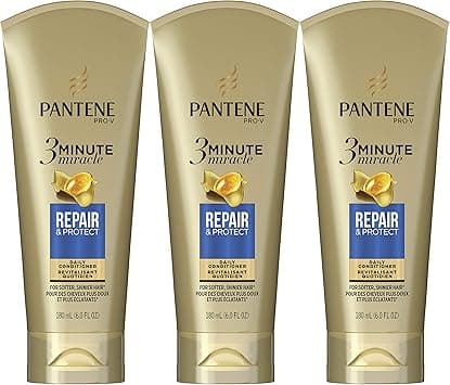 Pantene, Conditioner, Pro-V Repair and Protect for Damaged Hair, 3 Minute Miracle, 6 fl oz, Triple Pack on Amazon.ae - Price Tracker