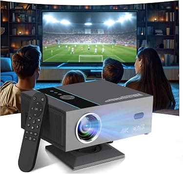 X6 Ultra Projector [Auto Focus/Keystone &Free bracket ] with Android 11.0 TV,900ANSI 18000Lemns WiFi6 Bluetooth Native 1080P Projectors,4K Support Smart Projector,Home Theater for Phone, HDMI,USB على Amazon.ae - متتبع الأسعار
