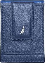 Nautica Men's Genuine Leather Front Pocket RFID Wallet (Available in Smooth or Pebble Grain) - Best Deal Finder
