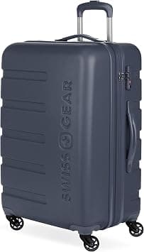 SwissGear 7366 Hardside Expandable Luggage with Spinner Wheels, Navy, Checked-Medium 23-Inch, 7366 Hardside Expandable Luggage With Spinner Wheels on Amazon.ae - Price Tracker