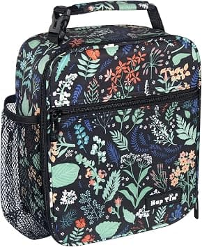 Hap Tim Insulated Lunch Bag Women, Reusable Lunch Box for Women & Men, Adluts Lunchbox for Office Work, Portable Lunchbag, Black Floral(AE-18654-BF) on Amazon.ae - Price Tracker