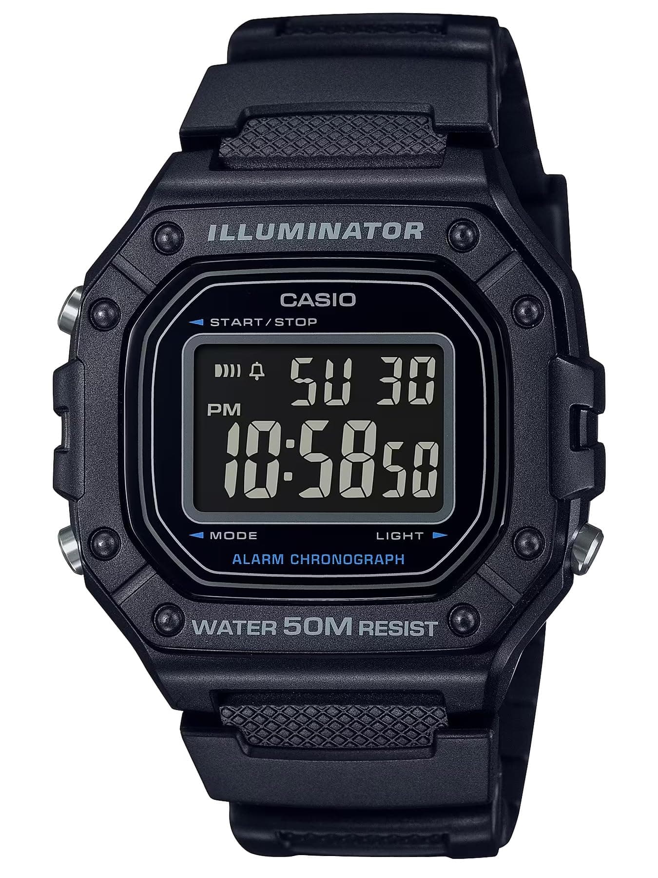 Casio Men's Watch - W-218H-1BVDF Black Dial, Black Band on Amazon.ae - Price Tracker