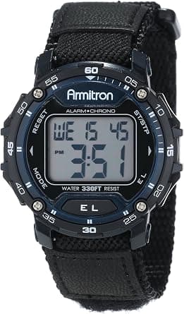 Armitron Sport Men's Digital Chronograph Nylon Strap Watch, 40/8291 on Amazon.sa - Price Tracker