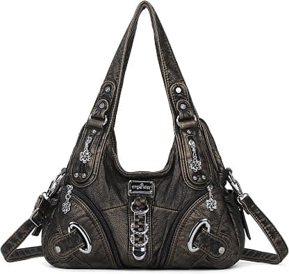 Angelkiss Hobo Purses and handbags for Women Satchel Handbag Women Purses Large Daily Shoulder Bags | Purses - متتبع أسعار Amazon.sa