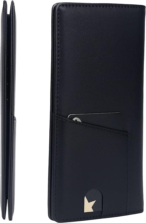 Alldaily Bifold Long Slim Wallets for men, Leather RFID Blocking Credit Card Holder with ID Window on Amazon.ae - Price Tracker