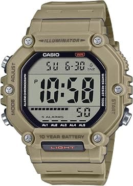 CASIO Men's Watch 10-Year Battery Sporty Digital - AE-1600H-5AVDF - متتبع أسعار Amazon.sa