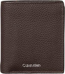 CALVIN KLEIN FOIL EMBOSS SLIM TRI Men, CK Dark Brown, OS - Best Deal Finder