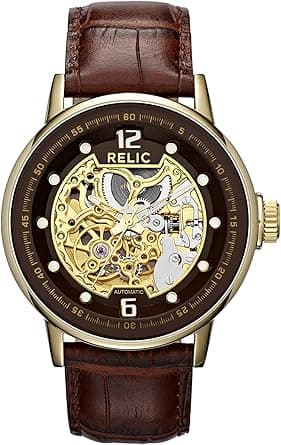 Relic by Fossil Men's Automatic Watch with Mechanical Movement and Skeleton Dial on Amazon.ae - Price Tracker