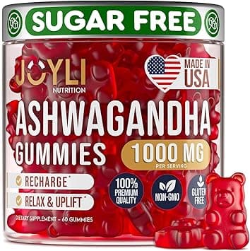 Ashwagandha Gummies for Women & Men - Natural Calm Gummies with Organic Ashwagandha Root Extract Vitamin C Zinc - Ashwagandha Herbal Supplement for Sleep Stress Balance - 60 Vegan Sugar Free Chews on Amazon.ae - Price Tracker