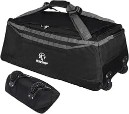 REDCAMP 85L/120L/140L Foldable Duffle Bag with Wheels, Large Travel Duffel Bag - Best Deal Finder