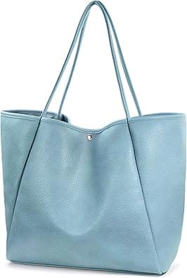 HOXIS Oversize Vegan Leather Tote Women Weekender Bag Shopper Handbag Travel Purse on Amazon.ae - Price Tracker