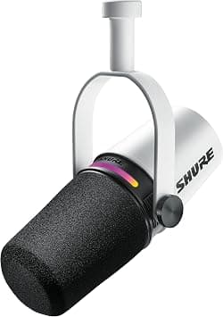 Shure MV7+ Podcast Microphone, Enhanced Audio, LED Touch Panel, USB-C & XLR Outputs, Auto Level Mode, Digital Pop Filter, Reverb Effects, Podcasting, Streaming, Recording - White on Amazon.ae - Price Tracker
