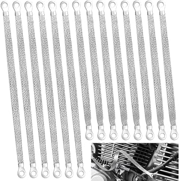 Draupnir 14pcs Ground Straps, 10/12 inch Engine Universal Automotive Ground Strap Kit Braided Copper Ground Straps Automotive Ground Strap Wire Ground Strap Connectors for Most Cars (Silver) - Amazon.ae Price Tracker