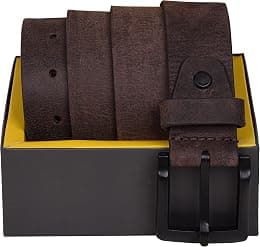 Urban Forest Andrew Brown/Tan Formal Reversible Leather Belt for Men - Best Deal Finder