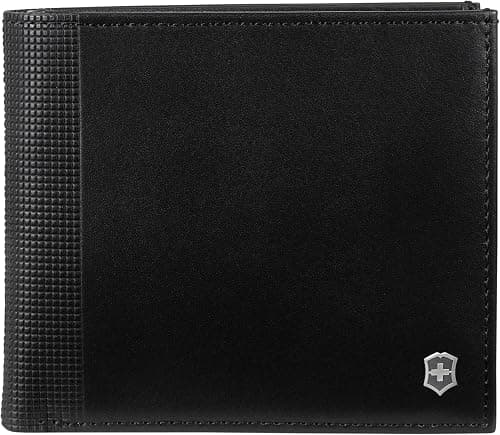 Victorinox Altius Alox Deluxe Bi-Fold Leather Wallet with RFID Protection, Black, Black, Bi-fold on Amazon - Best Deal Finder