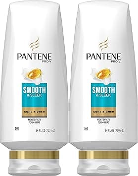 Pantene, Conditioner, with Argan Oil, Pro-V Smooth and Sleek Frizz Control, 24 fl oz, Twin Pack on Amazon.ae - Price Tracker