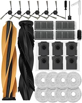 Pack of 29 Accessories for Dreame X50 Ultra Complete/L50 Pro Ultra/L50 Ultra/X50 Master/L40s Pro Ultra/Mova V50 Ultra Complete Robot Vacuum Cleaner, Main Brushes, Side Brushes, Dust Bags on Amazon.ae - Price Tracker