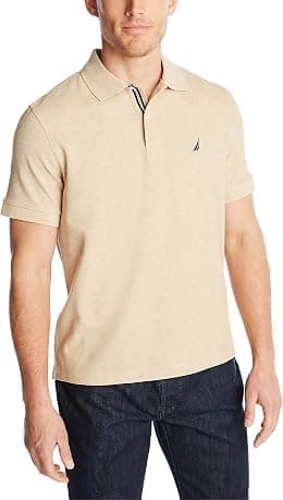 Nautica mens Classic Short Sleeve Solid Polo Shirt Polo Shirt - Best Deal Finder