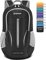ZOMAKE Foldable Backpack Lightweight Packable 25 L, Small Hiking Daypack Water Resistant Travel Bag Nylon Outdoor Sports Camping Rucksack Walking Trekking for Men Women Seniors - Amazon.ae Price Tracker