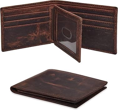 Oak Leathers wallets for men - Rfid slim leather wallet for men wallets credit card front pocket wallet on Amazon.ae - Price Tracker