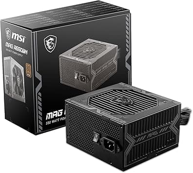 MSI MAG A550BN Gaming Power Supplyr - 80 Plus Bronze Certified 550W - Compact Size - ATX PSU - Amazon.ae Price Tracker