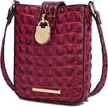 MKF Crossbody Bag for Women PU Leather Pocketbook Handbag Designer Side Messenger Purse, Shoulder Crossover - Best Deal Finder