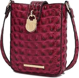 MKF Crossbody Bag for Women PU Leather Pocketbook Handbag Designer Side Messenger Purse, Shoulder Crossover - Best Deal Finder