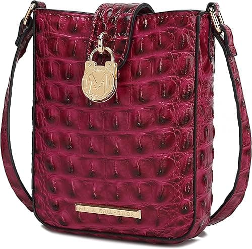 MKF Crossbody Bag for Women PU Leather Pocketbook Handbag Designer Side Messenger Purse, Shoulder Crossover on Amazon.ae - Price Tracker