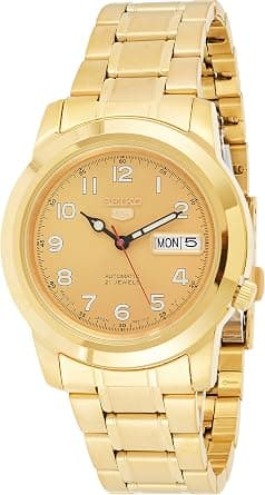 Seiko Men's Seiko 5 Automatic Watch With Analog Display And Stainless Steel Strap Snkk38J1 على Amazon.ae - متتبع الأسعار