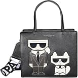 KARL LAGERFELD womens Maybelle Satchel Handbag Satchel Bag - Best Deal Finder