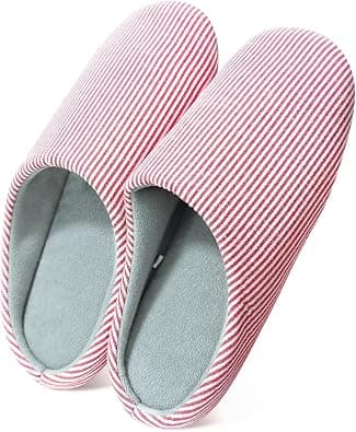 URbazaar Slippers for Women Men,Comfort Cotton Slipper,Washable Flat Home Slipper,Soft Indoor Shoe على Amazon.ae - متتبع الأسعار