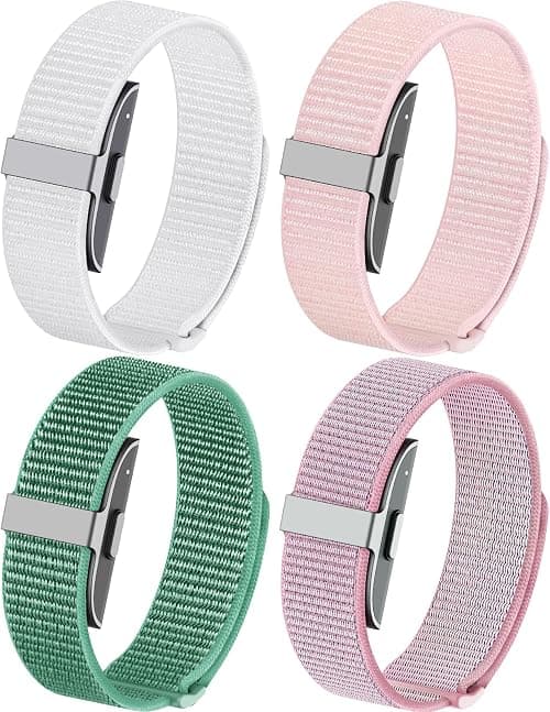 4 Pack Nylon Bands Compatible with Hume Band Replacement Strap, Soft Breathable Slim Fitness Tracker Hume Bands Loop Sport Replacement Wristband for Hume Health Band for Men Women على Amazon.ae - متتبع الأسعار