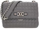 GUESS Womens Nadira Convertible Crossbody Flap Handbag - Best Deal Finder