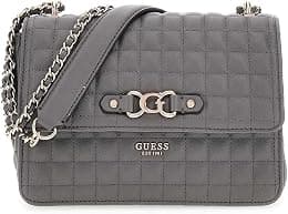 GUESS Womens Nadira Convertible Crossbody Flap Handbag - Best Deal Finder