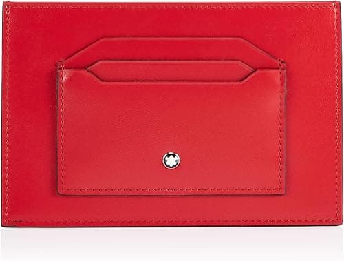 Montblanc Meisterstück Card Holder 6cc Red Card Holder, Adults Unisex, Multicoloured (Multicoloured), One Size on Amazon.ae - Price Tracker