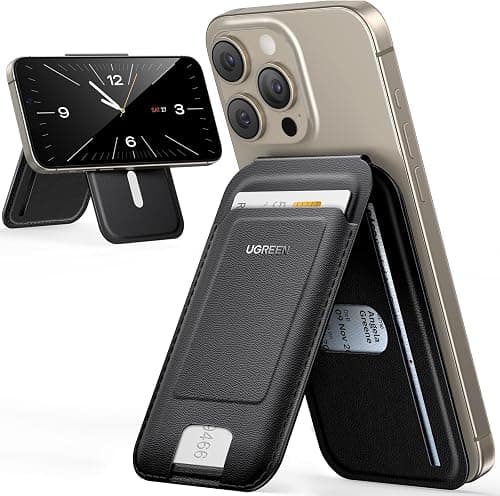 UGREEN Magsafe Wallet 3 Slot Stronger Magnets& No More Falls Magnetic Cell Phone Magnetic Card Holder Detachable Phone Wallet Fit for iPhone 17/16/15/14 Series(Not Fit for iPhone12mini/13mini) على Amazon.ae - متتبع الأسعار