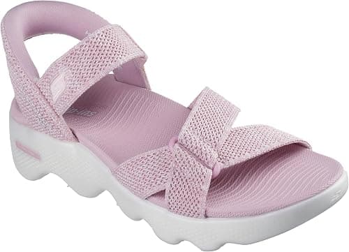 Skechers On-the-go Massage Fit Sandal Hands Free Slip-ins W/Heathered Knit womens Fisherman Sandal على Amazon.ae - متتبع الأسعار