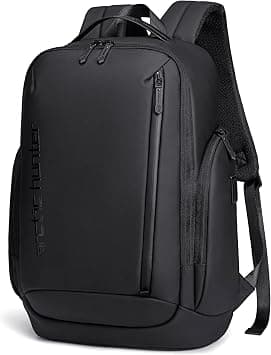 ah arctic hunter Arctic Hunter 17-inch Laptop Daypack Durable Polyester Backpack with Built In USB/Headphone Port Computer Bag for Men Women, B00554 (Solid Black) على Amazon.ae - متتبع الأسعار