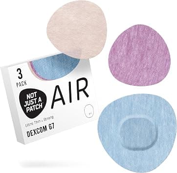 Not Just a Patch Air Dexcom G7 and Stelo Over Patches - 3 Pack, Multicolor على Amazon.ae - متتبع الأسعار