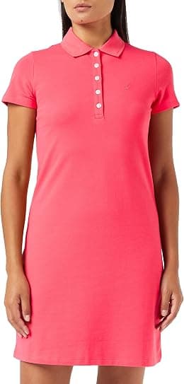 Nautica womens Easy Classic Short Sleeve Stretch Cotton Polo Dress Casual Dress - Best Deal Finder