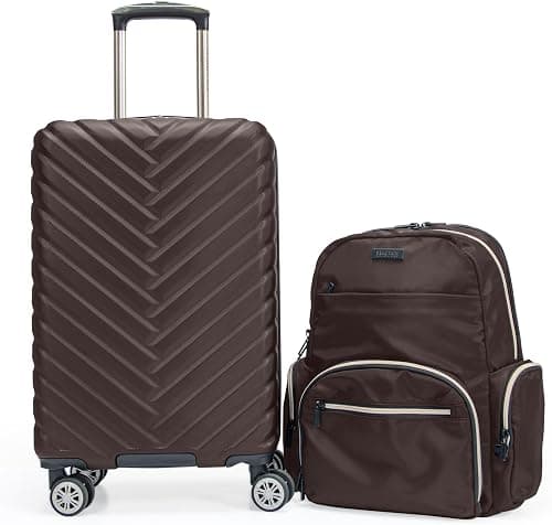 Kenneth Cole REACTION Women's Madison Square Hardside Chevron Expandable Luggage على Amazon.ae - متتبع الأسعار